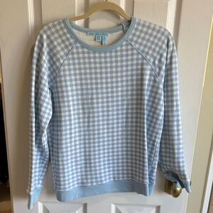 Draper James Light Blue Knit Top